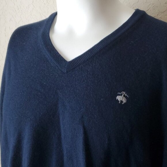 XL Brooks Brothers Merino Wool Men's V-Neck Sweater - Picture 3 of 7